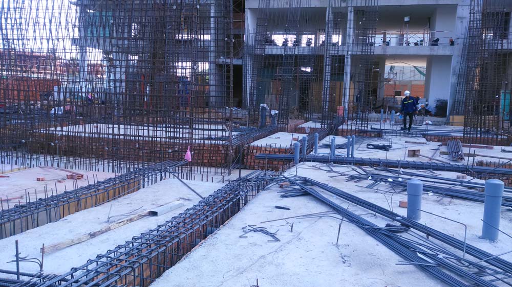 Tiến độ xây dựng tháng 3 - 2016 - Block C