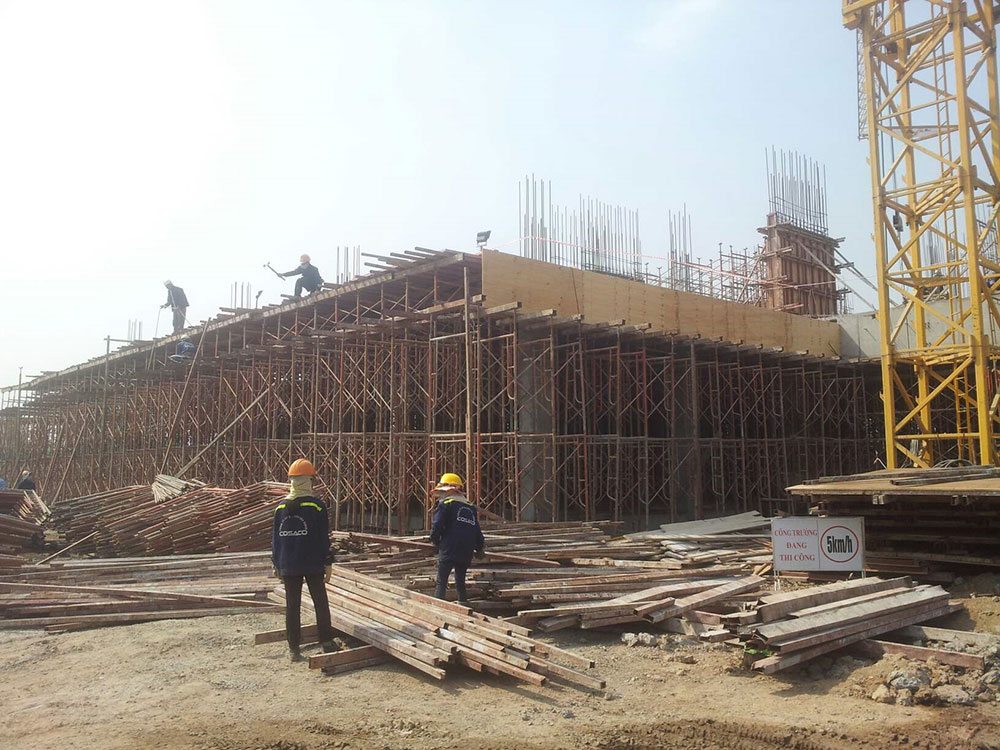 Tiến độ xây dựng tháng 1 năm 2015 - Công trường Citi Home Quận 2