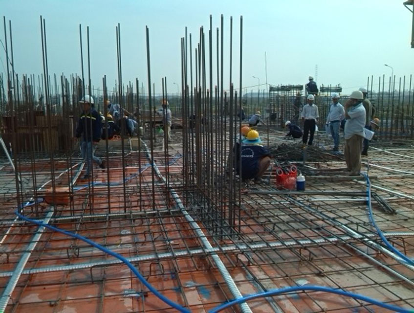 Tiến độ xây dựng tháng 1 năm 2015 - 