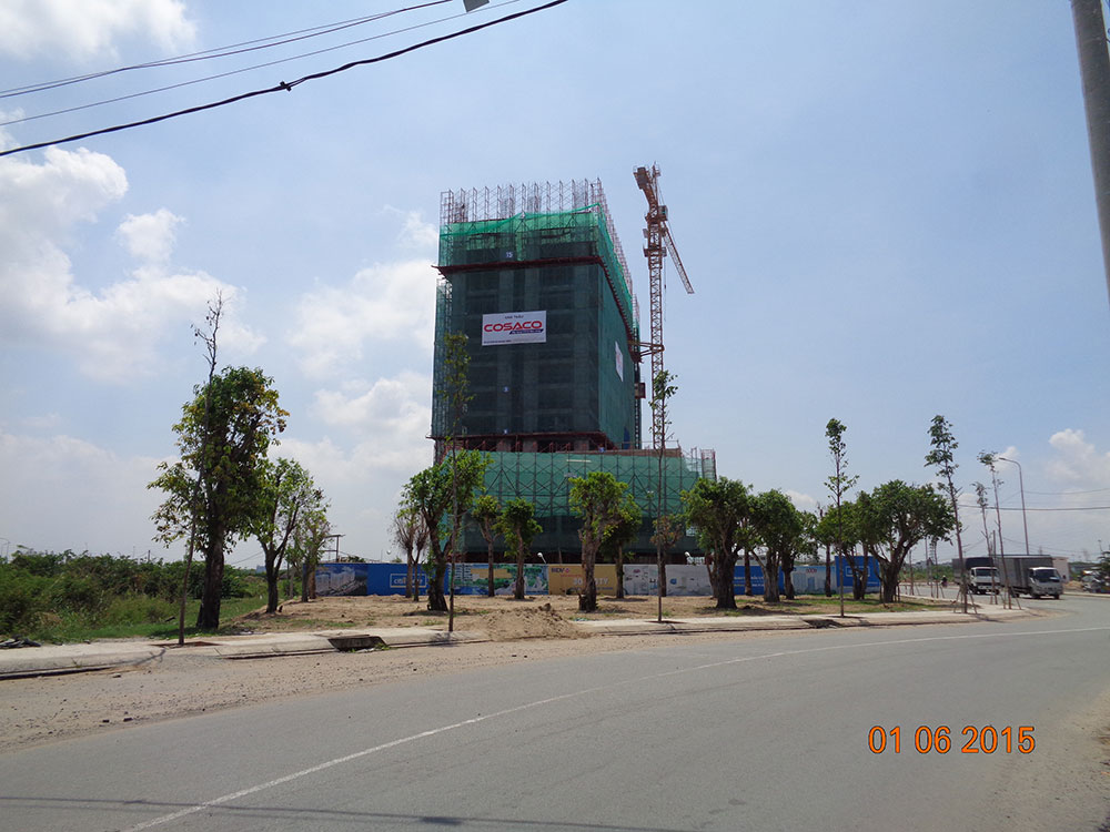 Tiến độ xây dựng tháng 05 - 2015 - Hình thực tế dự án