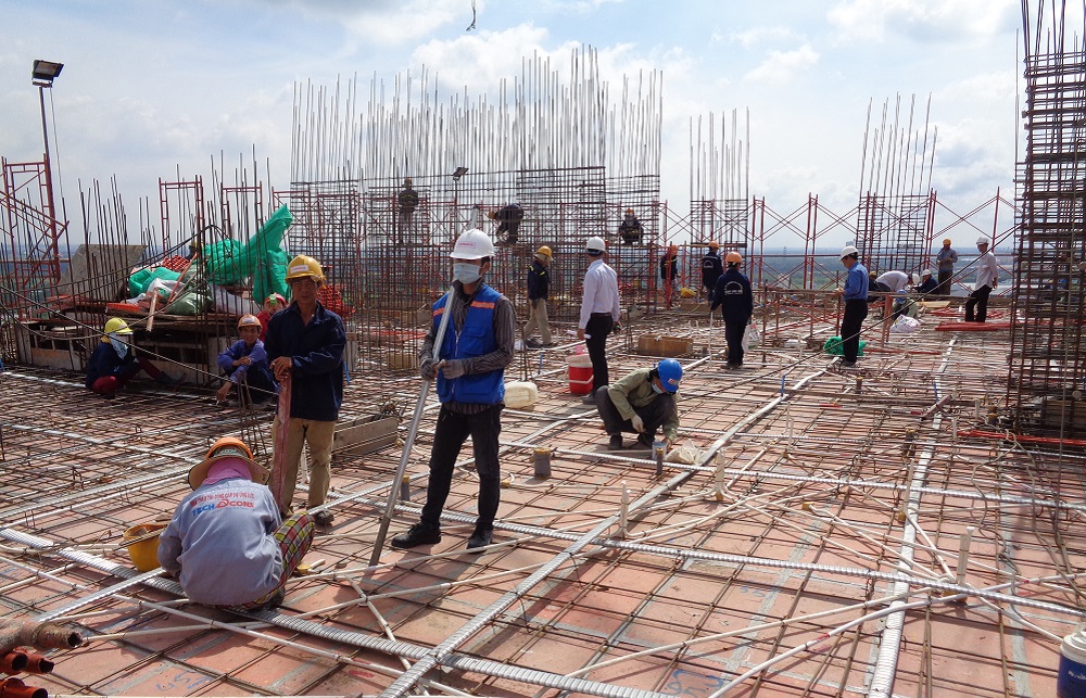 Tiến độ xây dựng Tháng 6 - 2015 - Trên công trường CitiHome Quận 2