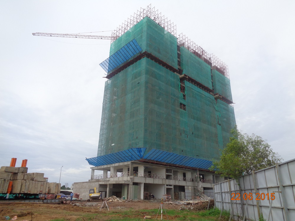 Tiến độ xây dựng Tháng 6 - 2015 - Góc nhìn bên trong dự án CitiHome