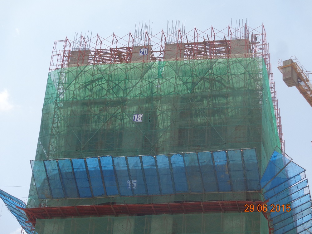Tiến độ xây dựng Tháng 6 - 2015 - Hình ảnh thực tế dự án CitiHome Tháng 6-2015